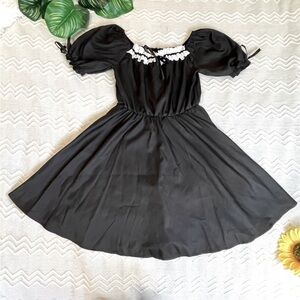 Women’s Mini Dress | Retro Puff Sleeve